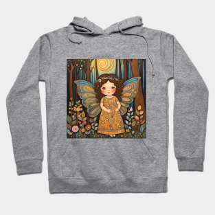 Toddler as a fairy in the woods Hoodie